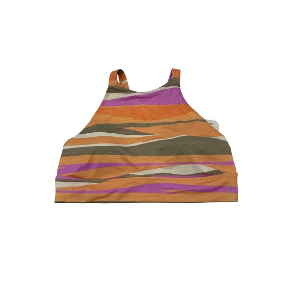 Prana Other - Prana Womens Large Marine Street Swim Top High Neck Multicolor Orange Purple NWT